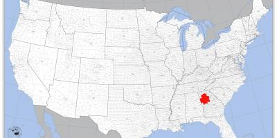 Atlanta minket térkép