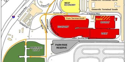Atlanta Hartsfield reptéri parkolás-térkép