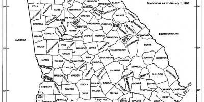 Georgia állam térkép