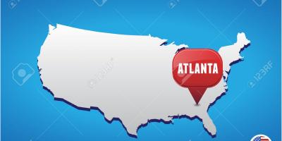 Atlanta, USA térkép