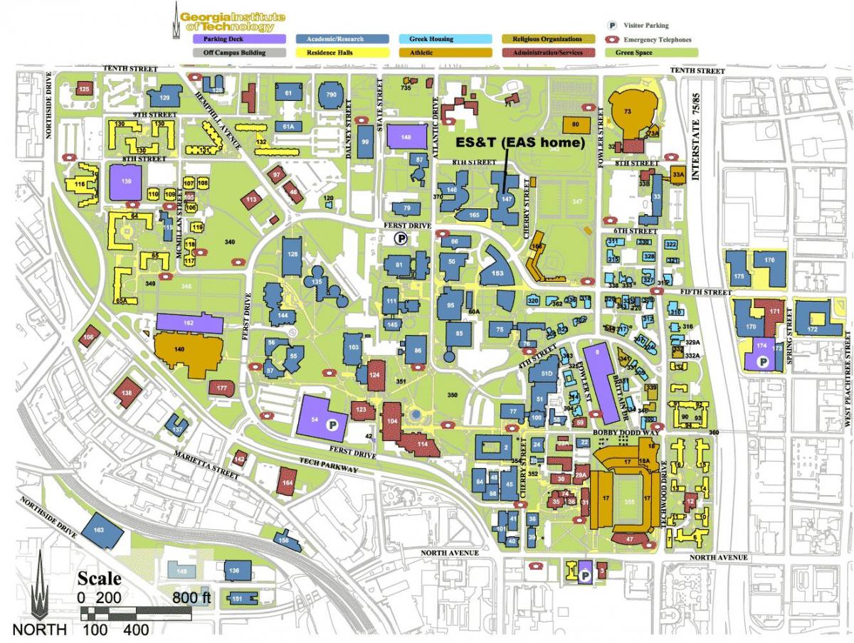 Georgia Institute of Technology térkép