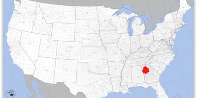 Atlanta minket térkép
