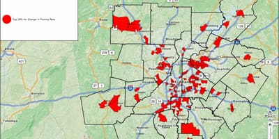 Bűnügyi térkép Atlanta