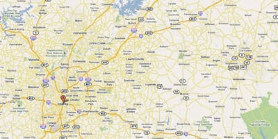 Térkép Atlanta ga