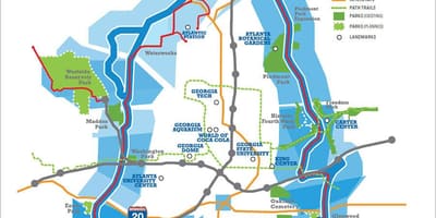 Beltline Atlanta térkép
