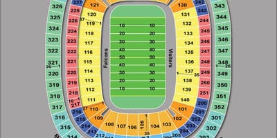 Atlanta Falcons stadion térkép