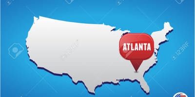 Atlanta, USA térkép